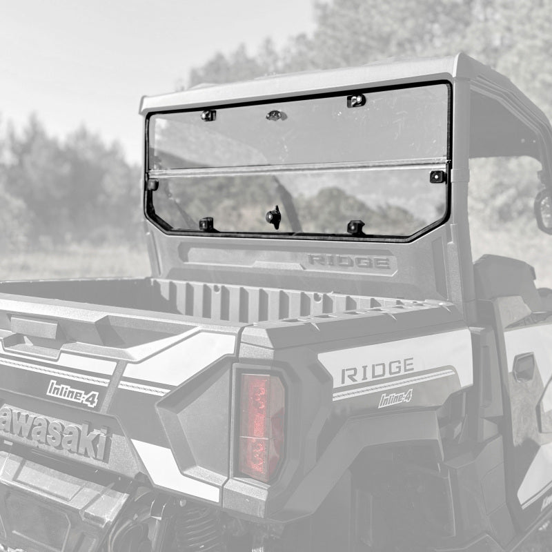Seizmik 24+ Kawasaki Ridge Rach Rear Folding Windshield- UV
