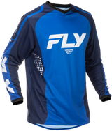 Fly Racing F 16 Jersey Blue/Dark Blue/White Medium for Motocross and Off-Road Vehicles