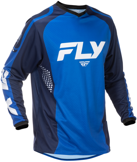 Fly Racing F 16 Jersey Blue/Dark Blue/White Medium for Motocross and Off-Road Vehicles