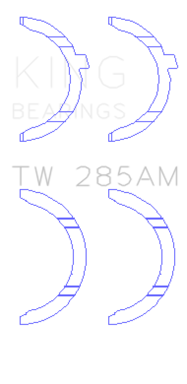 King Engine Bearings 94-01 Toyota 2.4L 2RZ-FE/2.7L 3RZ-FE Thrust Washer Set