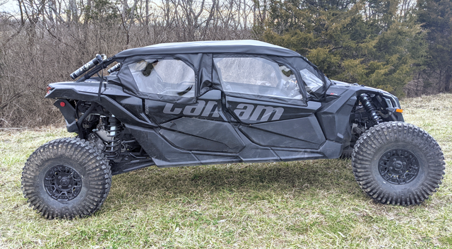 Seizmik Soft Upper Doors for Can-Am Maverick X3 Max (2017-2020) – Weatherproof UTV Enclosure with Roll-Up Windows and Dual Zippers