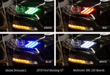 Diode Dynamics 18-23 USDM Ford Mustang RGBWA DRL LED Boards