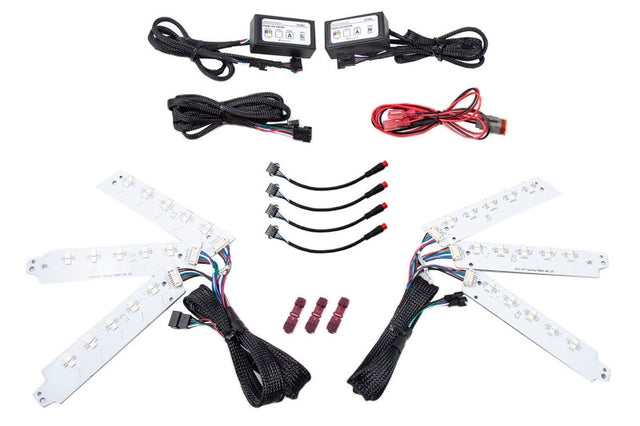 Diode Dynamics 15-17 Ford Mustang RGBW DRL LED Boards