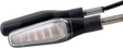 KOSO HE051001 GW 04 LED Turn Signals Sequential Matte Black Pair for Motorcycles and ATVs