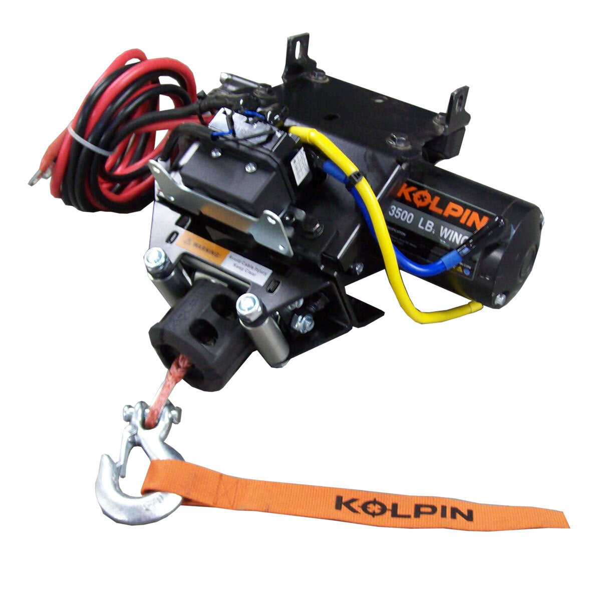 KOLPIN Quick Mount Winch 3500 Synthetic Rope for ATV and UTV