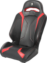 PRO ARMOR Le Suspension Seat Black/Orange - Marine Grade Vinyl for ATV, UTV, and Side-by-Side Vehicles