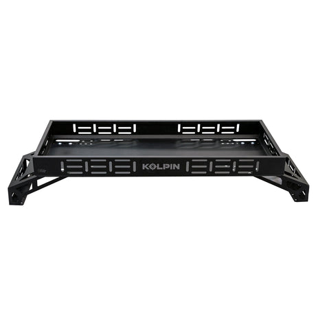 Kolpin UT Series Raised Metal Full Bed Rack for UTVs - Adjustable Bed Rail Mounting, 46.4 x 20 Inches