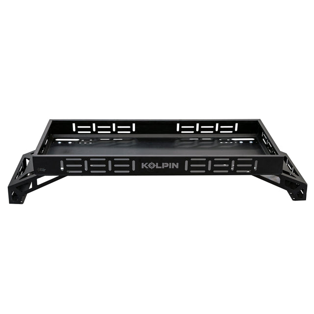 Kolpin UT Series Raised Metal Full Bed Rack for UTVs - Adjustable Bed Rail Mounting, 46.4 x 20 Inches