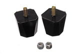Energy Suspension Hyper-Flex Universal Black Bump Stops for Control Arms, Traction Bars, Leaf Springs (Part #9.9104G) – Fits Most Vehicles with 4.5 in Tall, 4.5 in Long, 2.5 in Wide Suspension Components