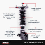 Air Lift Performance Coilover Kit for Infiniti G35 G37 by Air Lift Part Number 79010