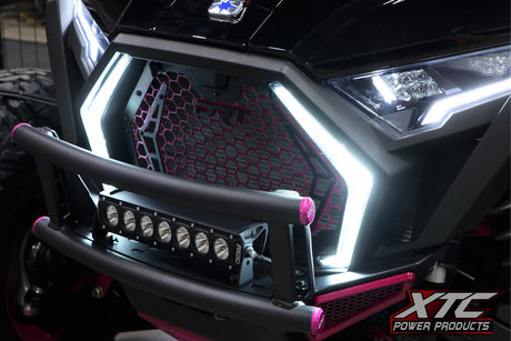 XTC Power Products Polaris Pro RGB+W Front Signature Light Set for Polaris Vehicles