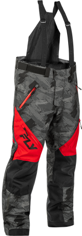 Fly Racing SNX Pro Pant Red/Black 2X - Waterproof Snowmobile Pants for Men with Breathable Hydraguard Technology