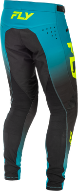 Fly Racing Youth Rayce Bicycle Pants for BMX and MTB - Size 18, Teal/Black/Lime