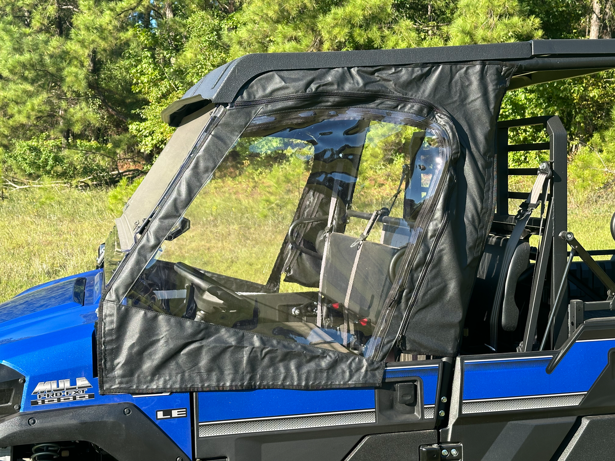 Seizmik Soft Door Kit for Kawasaki KAF 820 Mule Pro-Fx (2015-2024) – Weatherproof UTV Enclosure