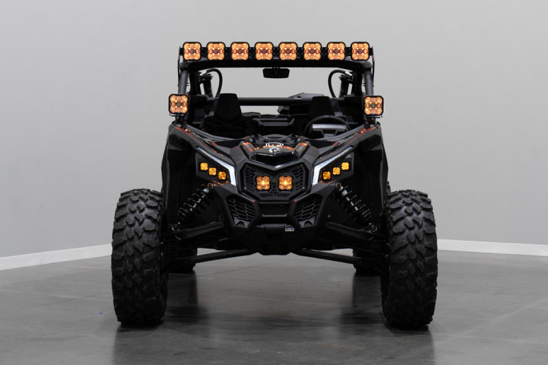 Diode Dynamics 17-24 Can-Am Maverick X3 Stage Series LED Grille Kit - Pro White Fog