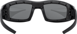 Highway 21 Flatside Hybrid Goggle Black for Motorcycle Riders with Impact-Resistant Frame and Polarized Lenses