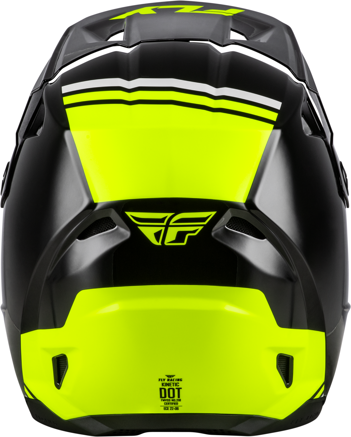 FLY Racing Kinetic Verdict Helmet for Off-Road Motorcycles – Black, Hi Vis, Grey, Size 2X – DOT & ECE22.06 Approved