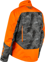 Fly Racing Snx Pro Jacket Orange/Black 3X - Adult Snowmobile Jacket with Weatherproof Technology for Arctic and Mountain Vehicles