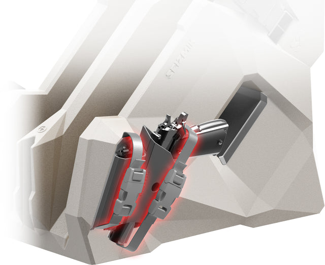 Seizmik Icos 2 Pistol and Magazine Holders for UTVs - Universal Fit, Easy Access Design
