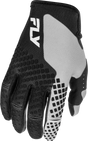 Fly Racing Kinetic Gloves Black/Grey Small for Motorcycle and ATV Riders