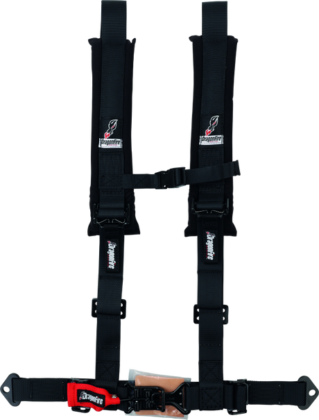 DragonFire Racing H-Style 4-Point Youth Harness with Memory Foam Shoulder Pads