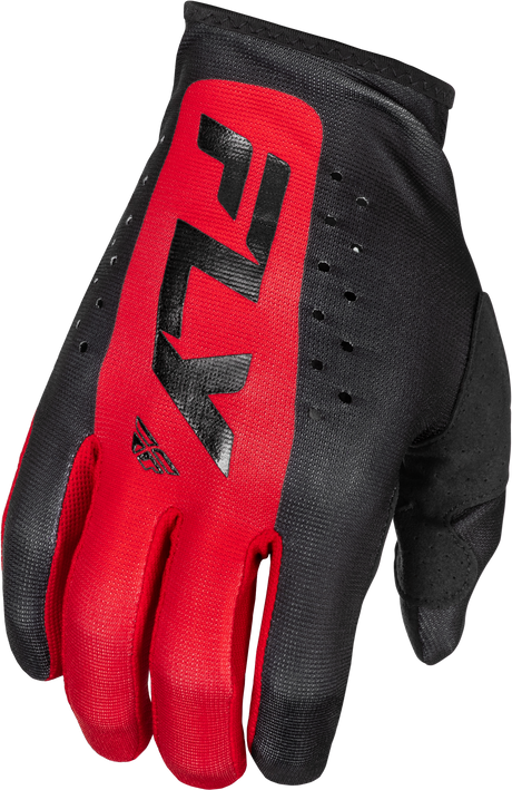 Fly Racing Lite Gloves Black/Red 3X for Offroad Motorcycles