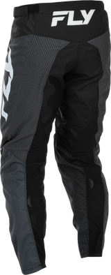 Fly Racing F 16 Pants Black/White Size 40 - Durable Off-Road Motorcycle Pants with Mesh Liner and Adjustable Fit