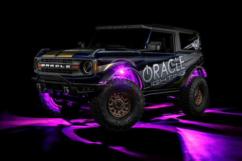 Oracle Underbody RGB+W Wheel Well Rock Light Kit - 8 PCS - ColorSHIFT