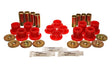 Energy Suspension 5.3125R Red Front Control Arm Bushing Set for Dodge Viper (1992-1998)