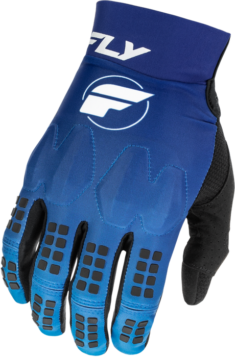 Fly Racing Evolution DST Gloves Blue/White for Off-Road and Motocross Bikes