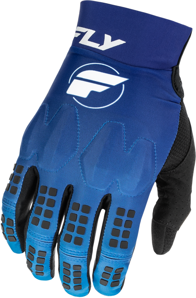 Fly Racing Evolution DST Gloves Blue/White Large for Motocross and Off-Road Vehicles