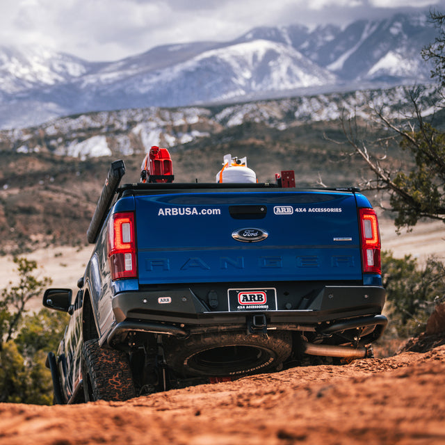ARB Summit Rear Bumper for 2019-2022 Ford Ranger with OE Towbar – Black Steel