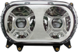 Cyron ABIG52AC Dual High/Low Beam Headlight with DRL for Harley-Davidson Road Glide 2015-2022, Chrome Finish