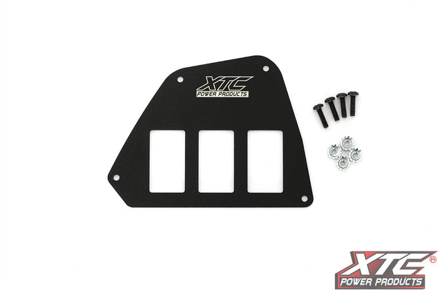 XTC Power Products SP-3SW-HT 3 Switch Mounting Plate for Honda Talon 1000R and 1000X (2019-2021)