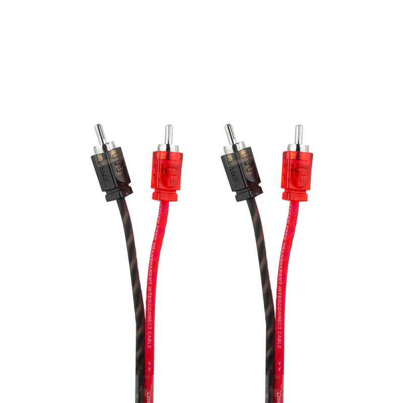DS18 Level 1 RCA Audio Cable 3 Feet for Car Audio Systems