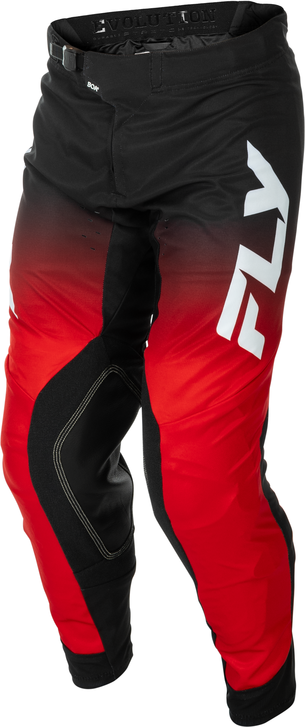 Fly Racing Evolution DST Pants for Motocross – Size 30, Red/Black/White, Fits Honda CRF250R, Yamaha YZ250F, Kawasaki KX250, and more
