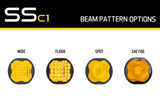 Diode Dynamics Stage Series C1 Lens Flood - Yellow