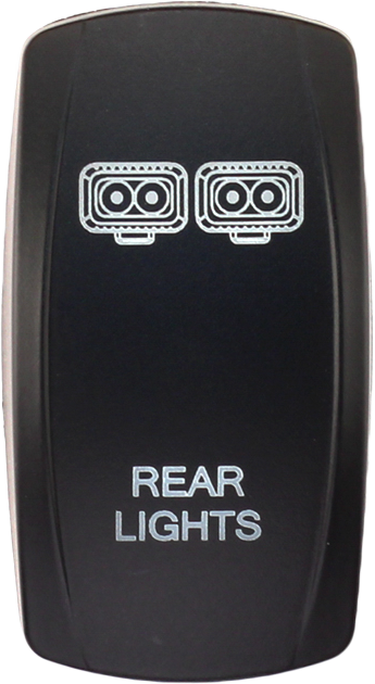 XTC Power Products SW00-00112017 Dash Switch Rocker for Rear Lights - Universal Fitment