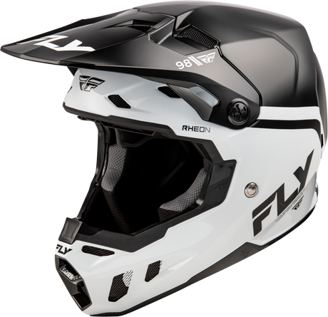 Fly Racing Formula CC Objective Helmet Black/White for Off-Road and Motocross Vehicles