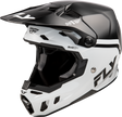 Fly Racing Formula CC Objective Helmet Black/White Large - Lightweight DOT/ECE Approved Motorcycle Helmet with Impact Absorption and Ventilation for Cruiser, Touring, and Street Bikes