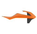Acerbis KTM SX85 / GasGas MC85 Radiator Shroud - 16 Orange/Black, Fits 2018-2024 KTM SX85 & 2021-2024 GasGas MC85 Models