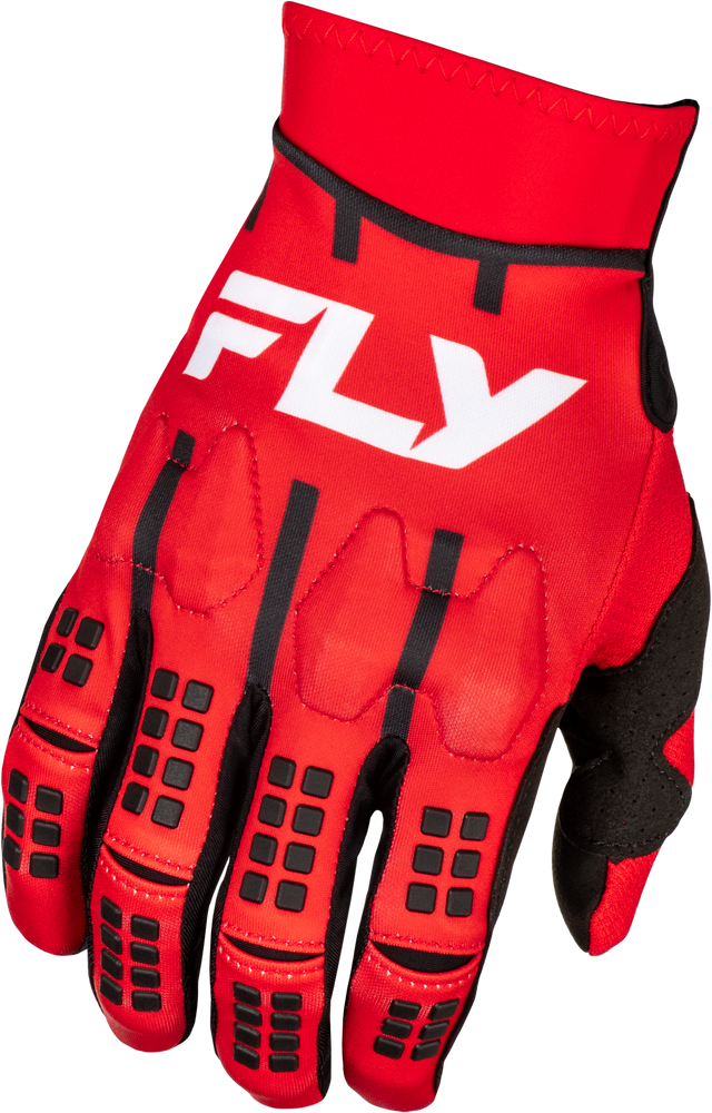 Fly Racing Evolution DST Gloves Red/White/Black for Motocross and Off-Road Vehicles