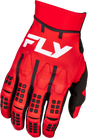 Fly Racing Evolution DST Gloves Red/White/Black for Motorcycle Riding - Small
