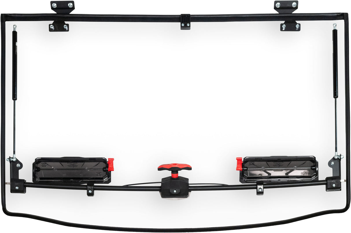 Seizmik Flip Up Windshield Kit for Polaris Ranger EV 4x4 - Midsize (Part #50-50222KIT)