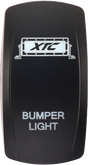 XTC Power Products SW00-00101002 Dash Switch Rocker Face Bumper Light Bar for Jeep Wrangler and Toyota Tacoma