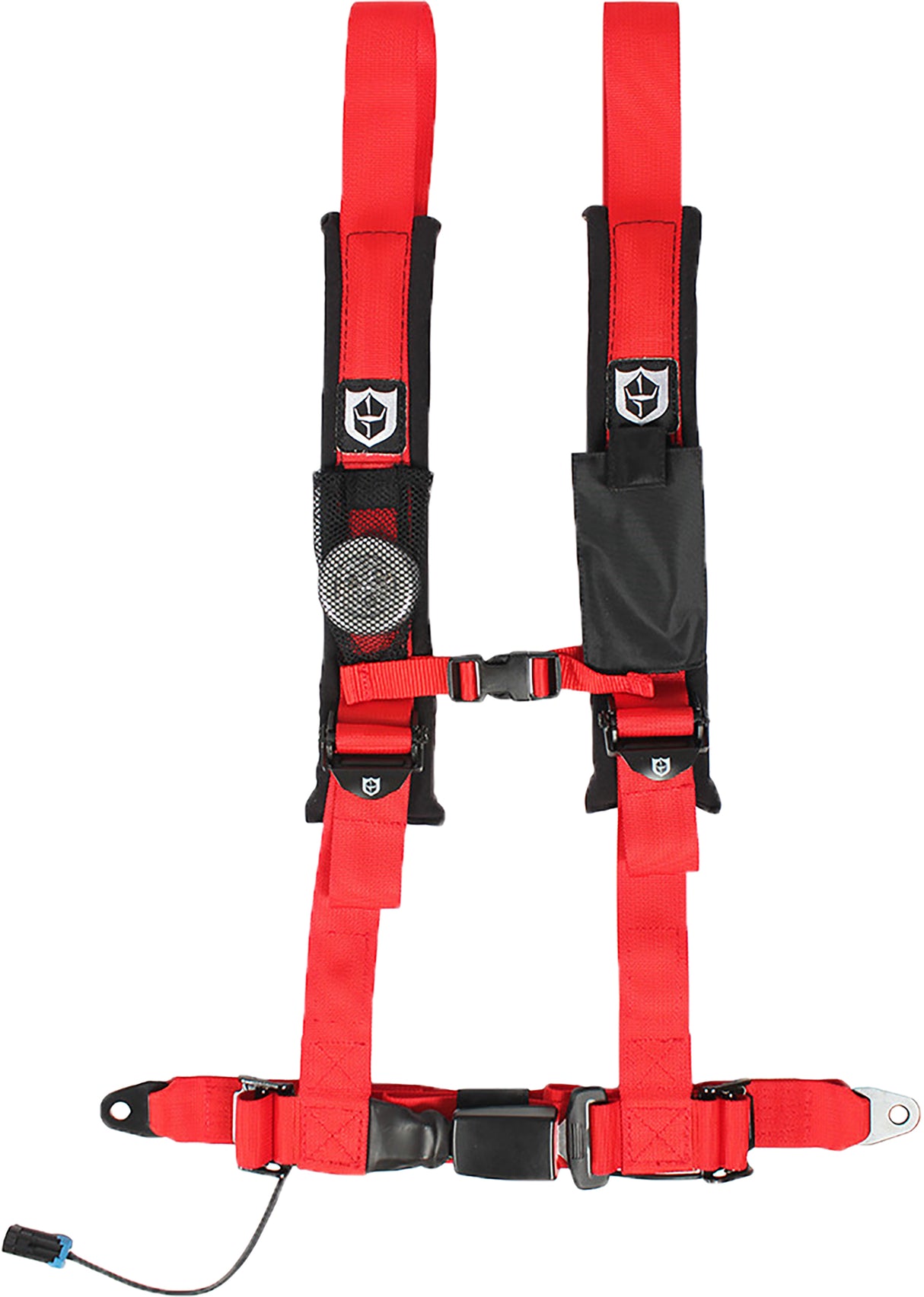 PRO ARMOR A16UH348BL Driver Side Black Harness for UTVs with Safety Switch and Water-Resistant Phone Pocket