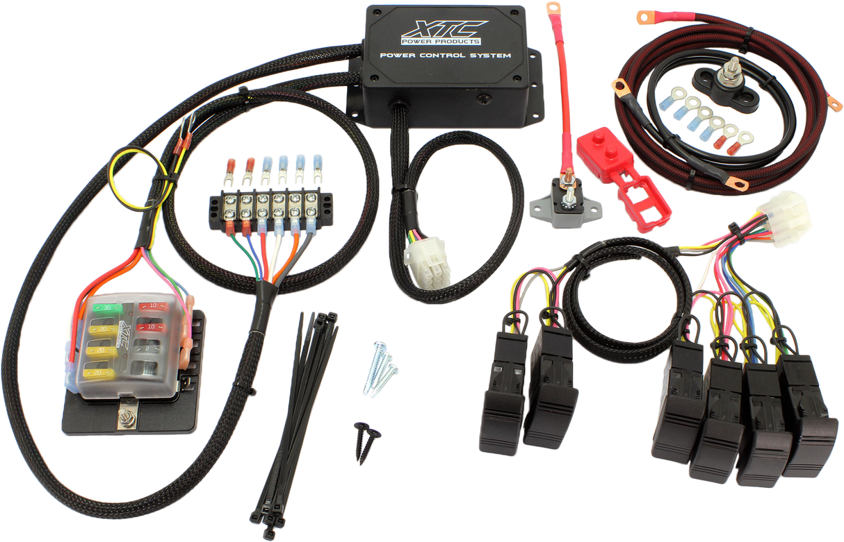 XTC Power Products Plug N Play Power Control System with 6 Switches for Chevrolet Silverado 1500, Ford F-150, Ram 1500, and GMC Sierra 1500