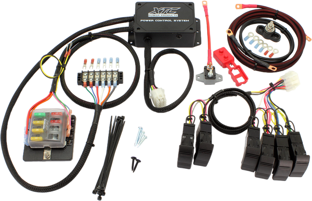 XTC Power Products Plug N Play Power Control System with 6 Switches for Chevrolet Silverado 1500, Ford F-150, Ram 1500, and GMC Sierra 1500