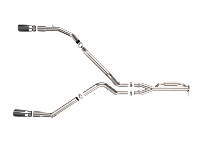 aFe Vulcan Series Cat-Back Exhaust System for Ford F-150 Raptor 2021-2024 V6 3.5L / V8 - Part #49-33151-P