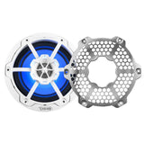 DS18 NXL-M Series Marine & Powersports 6.5-Inch 2-Way Speaker with RGB LED Lighting - White